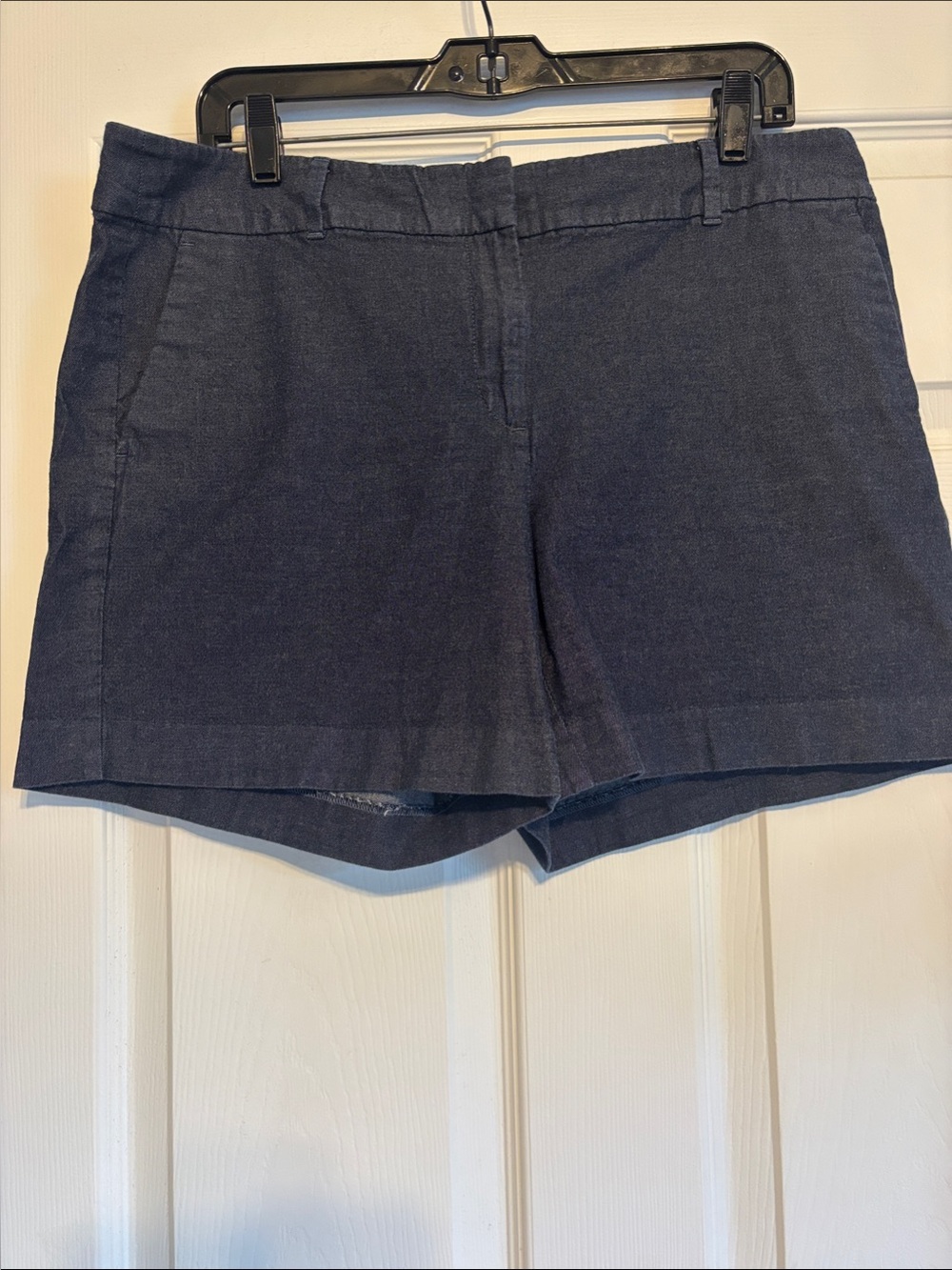 Ann Taylor Factory High-Waist Blue Light Denim Women's Tailored Shorts